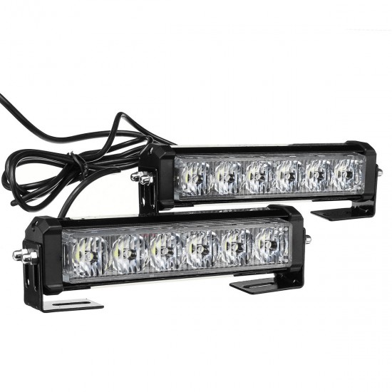 12V 36W 12LED Car Strobe Flash Grille Light Warning Hazard Emergency Lamp Bars Waterproof