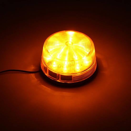 12W 15 LED Car Warning Flash Lamp Emergency Vehicle Strobe Rotating Beacon Lights Yellow 12W 15 LED Car Warning Flash Lamp Emergency Vehicle Strobe Rotating Beacon Lights Yellow