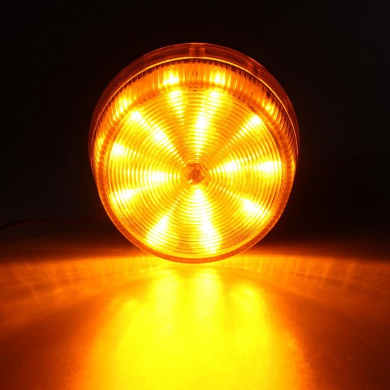 12W 15 LED Car Warning Flash Lamp Emergency Vehicle Strobe Rotating Beacon Lights Yellow 12W 15 LED Car Warning Flash Lamp Emergency Vehicle Strobe Rotating Beacon Lights Yellow