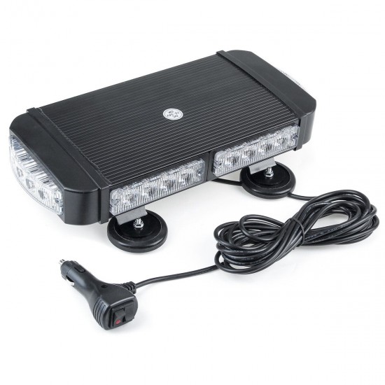 13Inch 24LED Car Roof Top Emergency Warning Strobe Light Bar 7 Flashing Pattern Beacon Lamp Waterproof Amber 13Inch 24LED Car Roof Top Emergency Warning Strobe Light Bar 7 Flashing Pattern Beacon Lamp Waterproof Amber