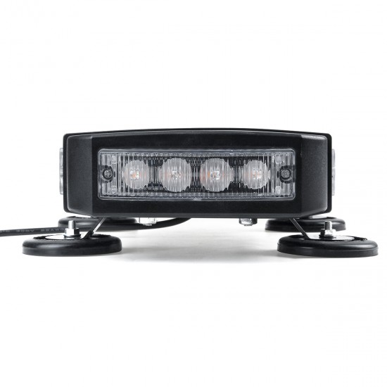 13Inch 24LED Car Roof Top Emergency Warning Strobe Light Bar 7 Flashing Pattern Beacon Lamp Waterproof Amber 13Inch 24LED Car Roof Top Emergency Warning Strobe Light Bar 7 Flashing Pattern Beacon Lamp Waterproof Amber