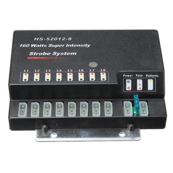 160W 12V 8 HID Bulbs Hide A Way Emergency Hazard Warning Strobe Light System Kit 160W 12V 8 HID Bulbs Hide A Way Emergency Hazard Warning Strobe Light System Kit
