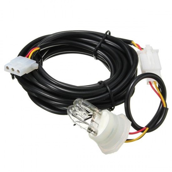 160W 12V 8 HID Bulbs Hide A Way Emergency Hazard Warning Strobe Light System Kit