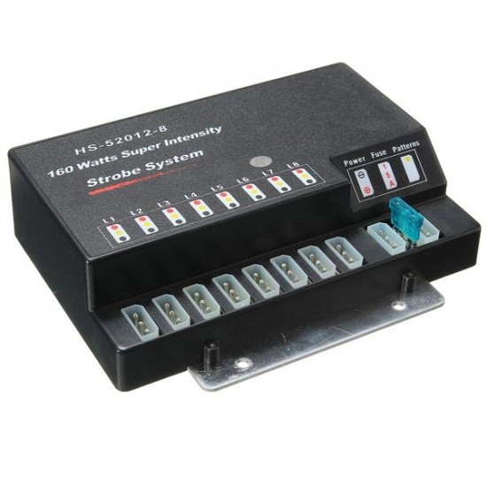 160W 12V 8 HID Bulbs Hide A Way Emergency Hazard Warning Strobe Light System Kit 160W 12V 8 HID Bulbs Hide A Way Emergency Hazard Warning Strobe Light System Kit