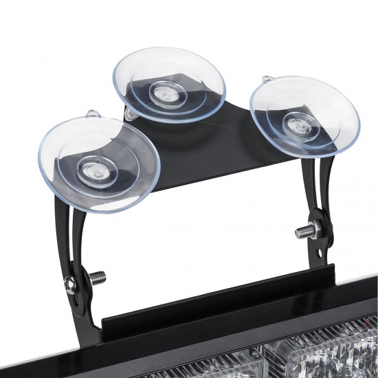 17 Inch 32 LED Car Roof Windshield Emergency Hazard Warning Flash Strobe Light Bar Lamp with suction cup Amber & White 17 Inch 32 LED Car Roof Windshield Emergency Hazard Warning Flash Strobe Light Bar Lamp with suction cup Amber & White