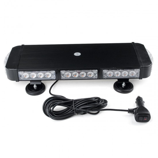 17.6Inch 32LED 96W Magnetic Car Roof Top Emergency Warning Light Bar Strobe Lamp Amber Beacon Waterproof 17.6Inch 32LED 96W Magnetic Car Roof Top Emergency Warning Light Bar Strobe Lamp Amber Beacon Waterproof