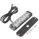 18W 6 LED Car Strobe Lights Bar 12V-24V Emergency Warning Flashing Lamp Amber/White/Amber+White