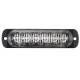 18W 6 LED Car Strobe Lights Bar 12V-24V Emergency Warning Flashing Lamp Amber/White/Amber+White