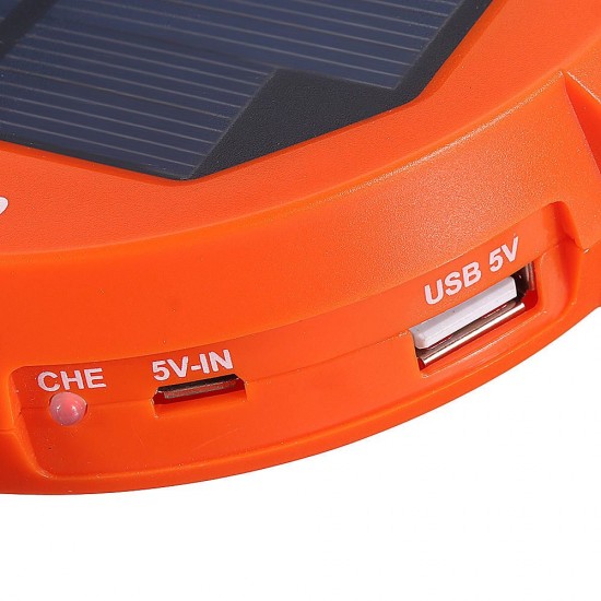 1W SMD LED Outdoor IP65 Waterproof Solar Work Light Camping Emergency Lantern Floodlight Flashlight with Magic Tape