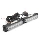 2 in 1 LED Strobe Lights Front Grille Flashlight Warning Lamp 12V 6W for SUV Truck Off Road Car