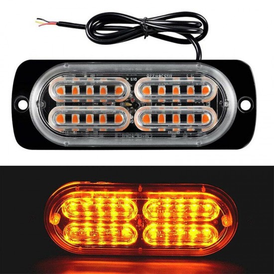 20LEDS Led Warning Light Emergency Hazard Warning Strobe Light Amber Surface Mount for Car Truck 20LEDS Led Warning Light Emergency Hazard Warning Strobe Light Amber Surface Mount for Car Truck