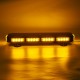 22Inch 40LED Car Roof Top Warning Strobe Light Bar 7 Flashing PatternS Beacon Magnetic Amber Lamp