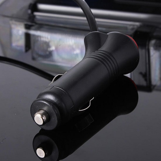 24LED Car Emergency Warning Strobe Light Lamp Magnetic Base 12V