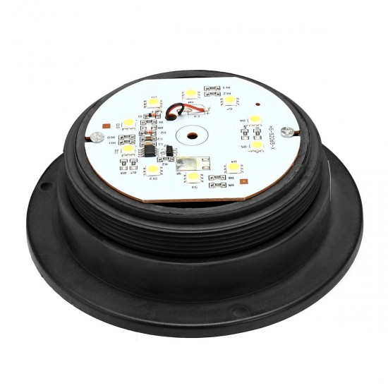 24W Amber LED Rotary Emergency Light Flash Stobe Beacon Warning Lamp for Car Truck 24W Amber LED Rotary Emergency Light Flash Stobe Beacon Warning Lamp for Car Truck
