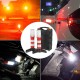 2PCS LED Car Emergency Warning Light Roadside Flash Flares Beacon Safety Strobe Lamp with Magnet Base for Traffic Warning Hiking