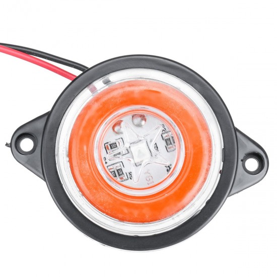 2PCS LED Side Marker Strobe Light Lamp Trailer Truck Lorry Van Caravan 2PCS LED Side Marker Strobe Light Lamp Trailer Truck Lorry Van Caravan