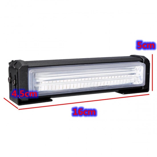 2Pcs 40W Front Grille COB LED Emergency Light Flashing Warning Strobe Lamp 12-24V