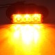 3 LED Flashing Strobe Recovery Beacon Lights Breakdown Lamp Trunk Lorries Amber