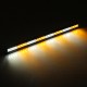 36Inch 32 LED Emergency Warning Light Bar Traffic Advisor Strobe Lamp Amber+White Dual Color 12V for Ambulance Truck