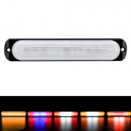 36W 12-24V 12LEDs Strobe Light Lamp Truck Light Guide Car Side Light RV