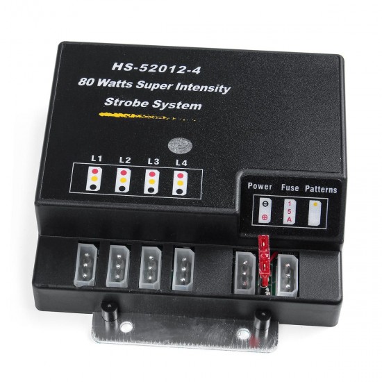 4 LED Bulbs Hide Away Emergency Hazard Warning Flash Strobe Light Kit 80W 12V Universal 4 LED Bulbs Hide Away Emergency Hazard Warning Flash Strobe Light Kit 80W 12V Universal