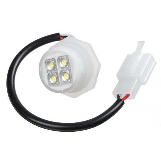 4 LED Bulbs Hide Away Emergency Hazard Warning Flash Strobe Light Kit 80W 12V Universal
