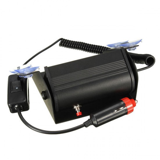 4 LED Emergency Car Wind Shield Sucker Warning Strobe Flashlight