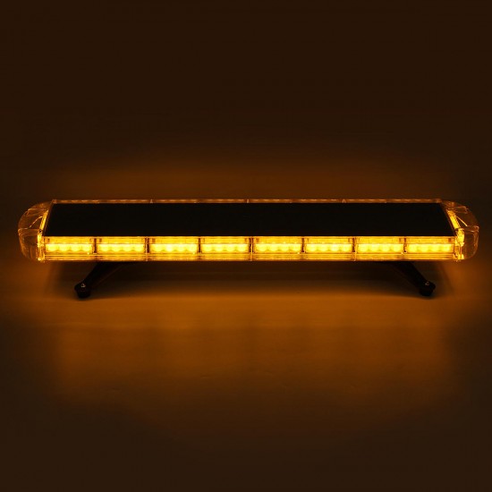 40Inch 72W 72 LED Car Strobe Emergency Amber Lights Bar Beacon Hazard Warning Flash Lamp