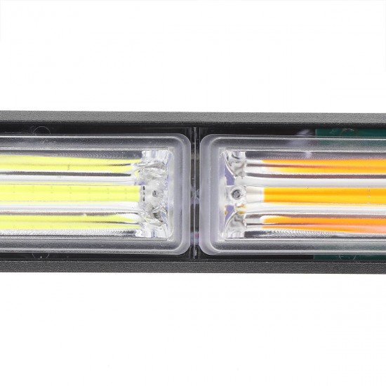 45cm 3 Section Single-sided Car Flashing Led Light COB Engineering Vehicle Warning Ceiling Bar Light