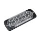 4PCS 36W 12 LED Ultra-thin Car Emergency Flashing Lights Flash Warning Strobe Lamp 12/24V Amber