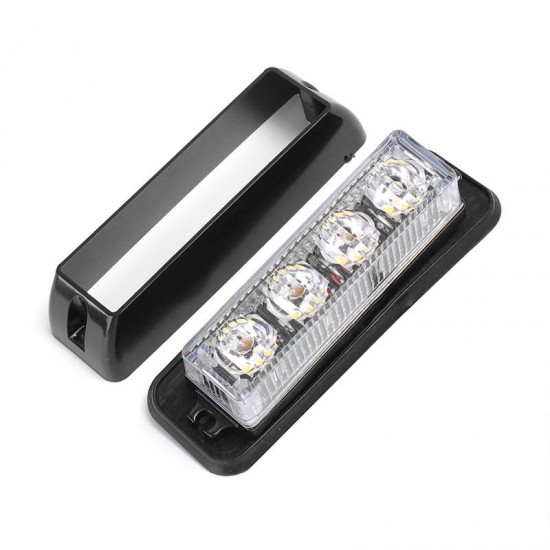 4PCS LED Constant Bright Strobe Lights Side Tail Light Yellow for 12-24V Cargo Truck 4PCS LED Constant Bright Strobe Lights Side Tail Light Yellow for 12-24V Cargo Truck