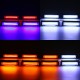 4Pcs Universal 12V 24V Car COB Strobe Flash Warning Lights 36W One For Four