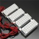 4x 22LED White Flashing Light Car Strobe Light with Controller 12V