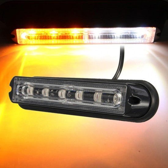 6 LED Car Trailer Boat Emergency Light Bar Hazard Flashing Strobe Warning Lamp 6 LED Car Trailer Boat Emergency Light Bar Hazard Flashing Strobe Warning Lamp