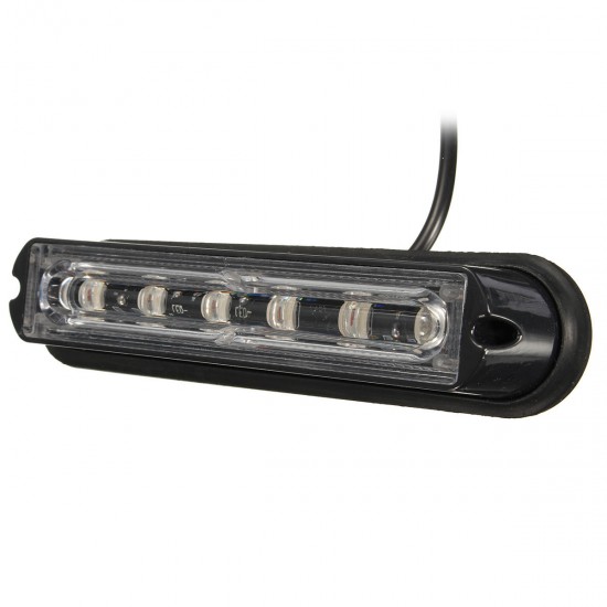 6 LED Car Trailer Boat Emergency Light Bar Hazard Flashing Strobe Warning Lamp