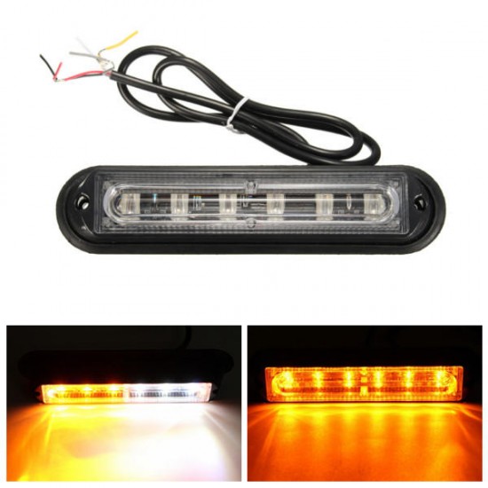 6 LED Car Trailer Boat Emergency Light Bar Hazard Flashing Strobe Warning Lamp 6 LED Car Trailer Boat Emergency Light Bar Hazard Flashing Strobe Warning Lamp