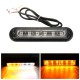 6 LED Car Trailer Boat Emergency Light Bar Hazard Flashing Strobe Warning Lamp