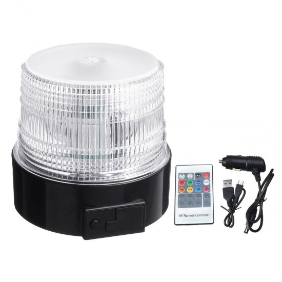 8 Colors RGB LED Magnetic Warning Beacon Light Emergency Hazard Warning Safety Flashing Strobe Lamp For 12V Truck Vehicle 8 Colors RGB LED Magnetic Warning Beacon Light Emergency Hazard Warning Safety Flashing Strobe Lamp For 12V Truck Vehicle