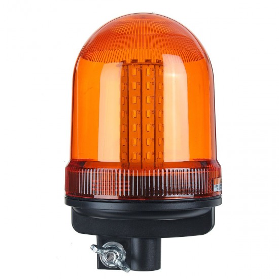 80 SMD LED 12V-24V Rotating Flashing Strobe Beacon Emergency Warning Light Amber