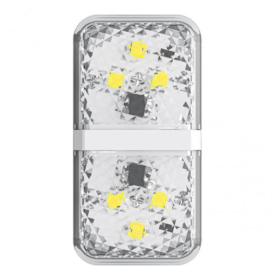 2PCS 6 LED Car Door Opening Warning Light Safety Anti Collision Alternating Flashing Signal Lamps White Color 2PCS 2PCS 6 LED Car Door Opening Warning Light Safety Anti Collision Alternating Flashing Signal Lamps White Color 2PCS