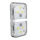 2PCS 6 LED Car Door Opening Warning Light Safety Anti Collision Alternating Flashing Signal Lamps White Color 2PCS