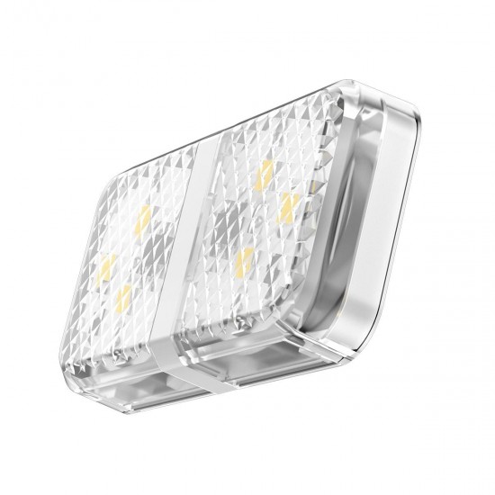 2PCS 6 LED Car Door Opening Warning Light Safety Anti Collision Alternating Flashing Signal Lamps White Color 2PCS 2PCS 6 LED Car Door Opening Warning Light Safety Anti Collision Alternating Flashing Signal Lamps White Color 2PCS