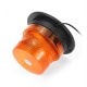 Car Bus Roof Emergency Flash Strobe Round LED Beacon Warning Light Magnetic