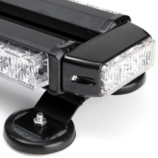 Car Emergency Flashing Strobe Lamp Work Light Bar 54 LED Double-Sided Warning Light Assembly