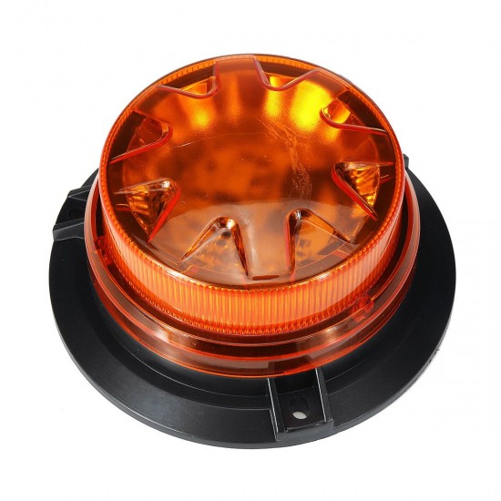 Flashing Beacon Warning Light 360 Degree Rotating Roof Strobe Lamp Yellow Magnet Adsorption for 12V/24V Vehicle Flashing Beacon Warning Light 360 Degree Rotating Roof Strobe Lamp Yellow Magnet Adsorption for 12V/24V Vehicle