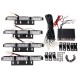LED Car Grille Strobe Light Mini Police Emergency Warning Signal Flash Lamp 18W 12V Amber 4PCS LED Car Grille Strobe Light Mini Police Emergency Warning Signal Flash Lamp 18W 12V Amber 4PCS