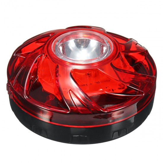 LED Emergency Light With Magnetic Bottom Red & White Color 6 Lighting Modes LED Emergency Light With Magnetic Bottom Red & White Color 6 Lighting Modes