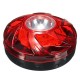 LED Emergency Light With Magnetic Bottom Red & White Color 6 Lighting Modes LED Emergency Light With Magnetic Bottom Red & White Color 6 Lighting Modes