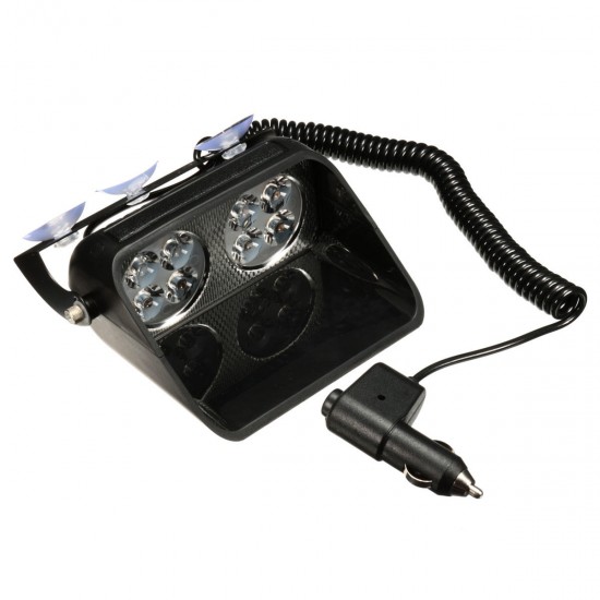 LED Windshield Warning Light Car Flash Police Beacon Emergency Strobe Signal Windscreen Lamp 12V LED Windshield Warning Light Car Flash Police Beacon Emergency Strobe Signal Windscreen Lamp 12V
