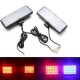 Pair LED Car Strobe Light Grille Flashing Escorting Lights Warning Light Pair LED Car Strobe Light Grille Flashing Escorting Lights Warning Light
